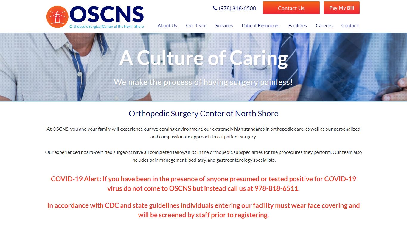 OSCNS - Orthopedic Surgical Center of North Shore